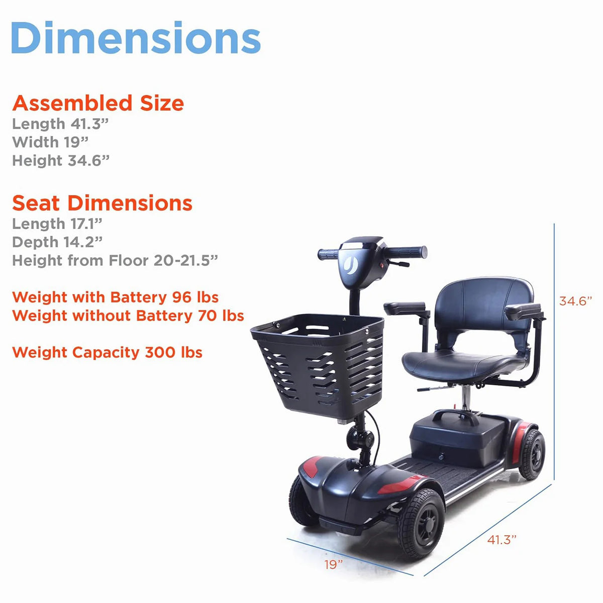Journey Adventure 4-wheel mobility scooter – image 10