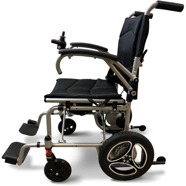 Side view Journey electric wheelchair