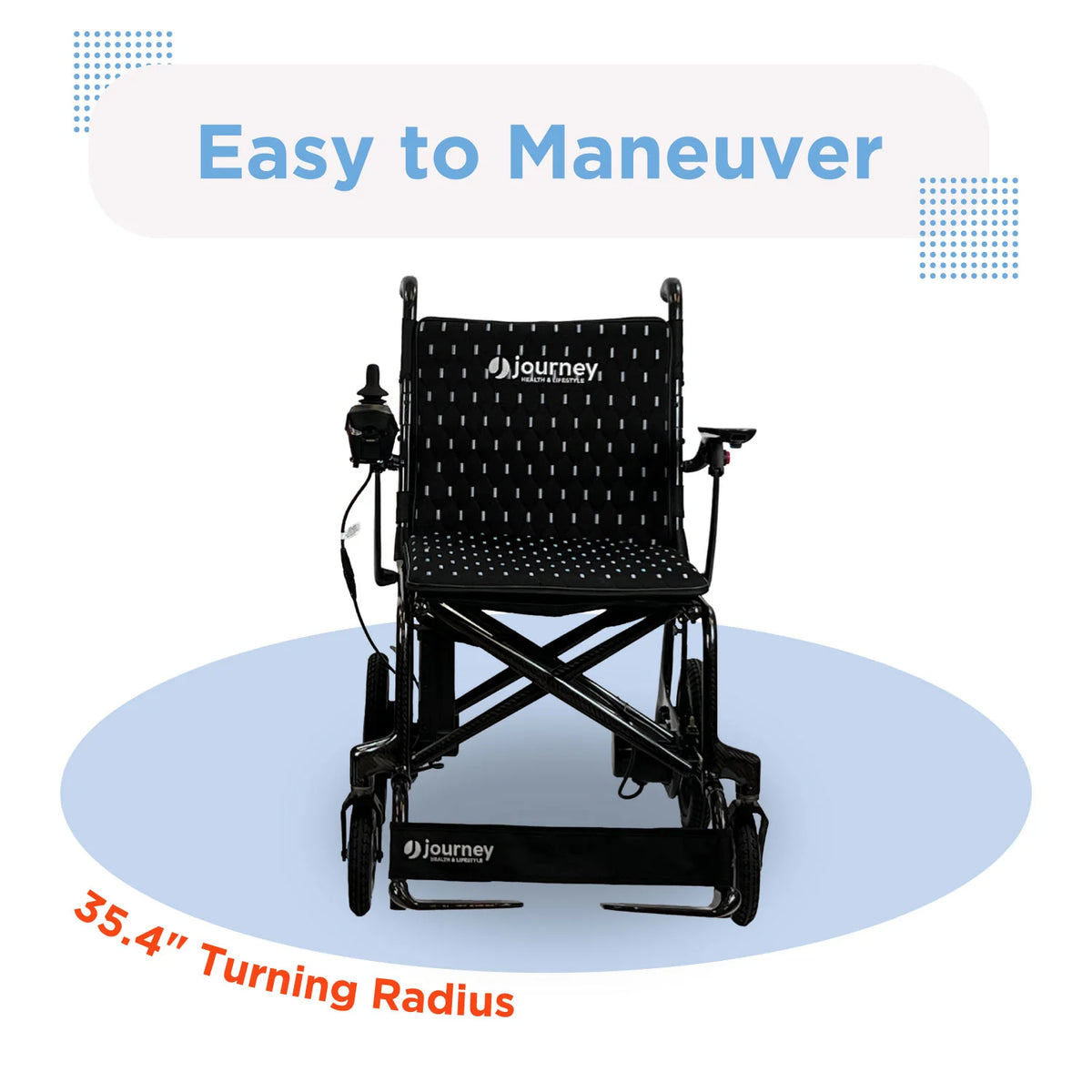 Journey Air Elite folding power chair – image 5
