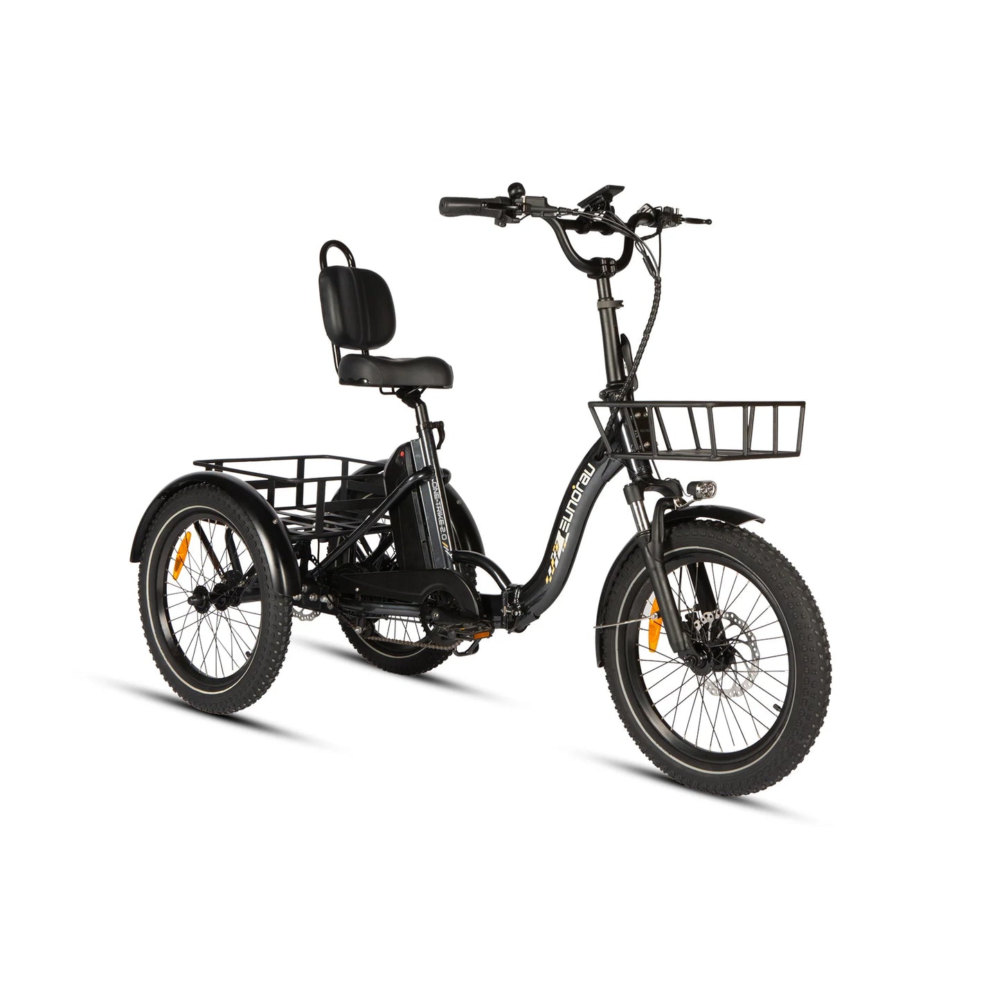 EUNORAU One-Trike 2.0 48V 500W Electric Trike Folding 440lbs 50mi