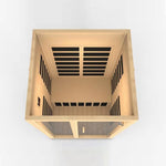 Golden Designs 2 Person Low EMF FAR IR Sauna DYN620901
