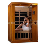 Golden Designs Venice 2 Person Far IR Sauna DYN621001