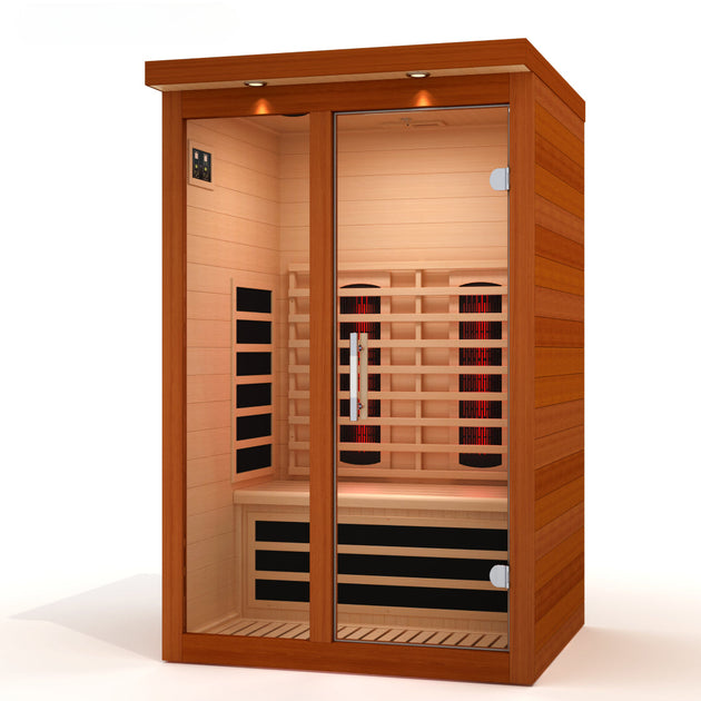 Two Person Sauna golden design