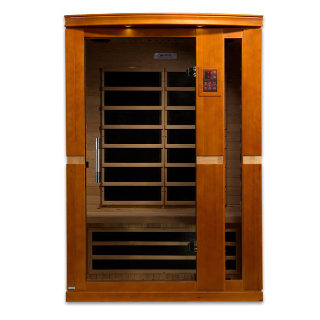 reforested Canadian Hemlock wood sauna