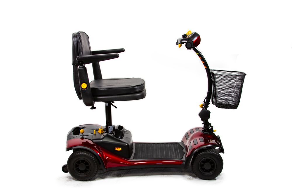 Dasher 4 lightweight four-wheel travel mobility scooter