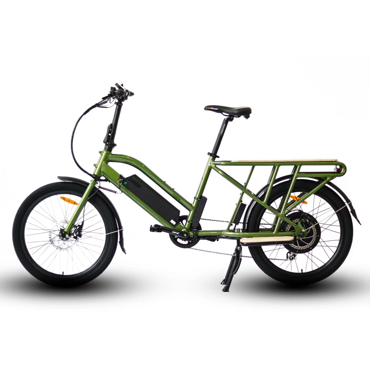 EUNORAU Max-Cargo 2.0 48V 750W Long-Tail Cargo eBike 440lbs 80mi