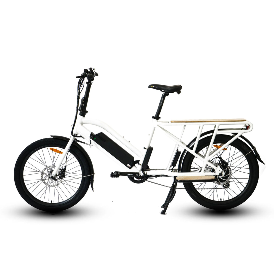 EUNORAU Max-Cargo 2.0 48V 750W Long-Tail Cargo eBike 440lbs 80mi