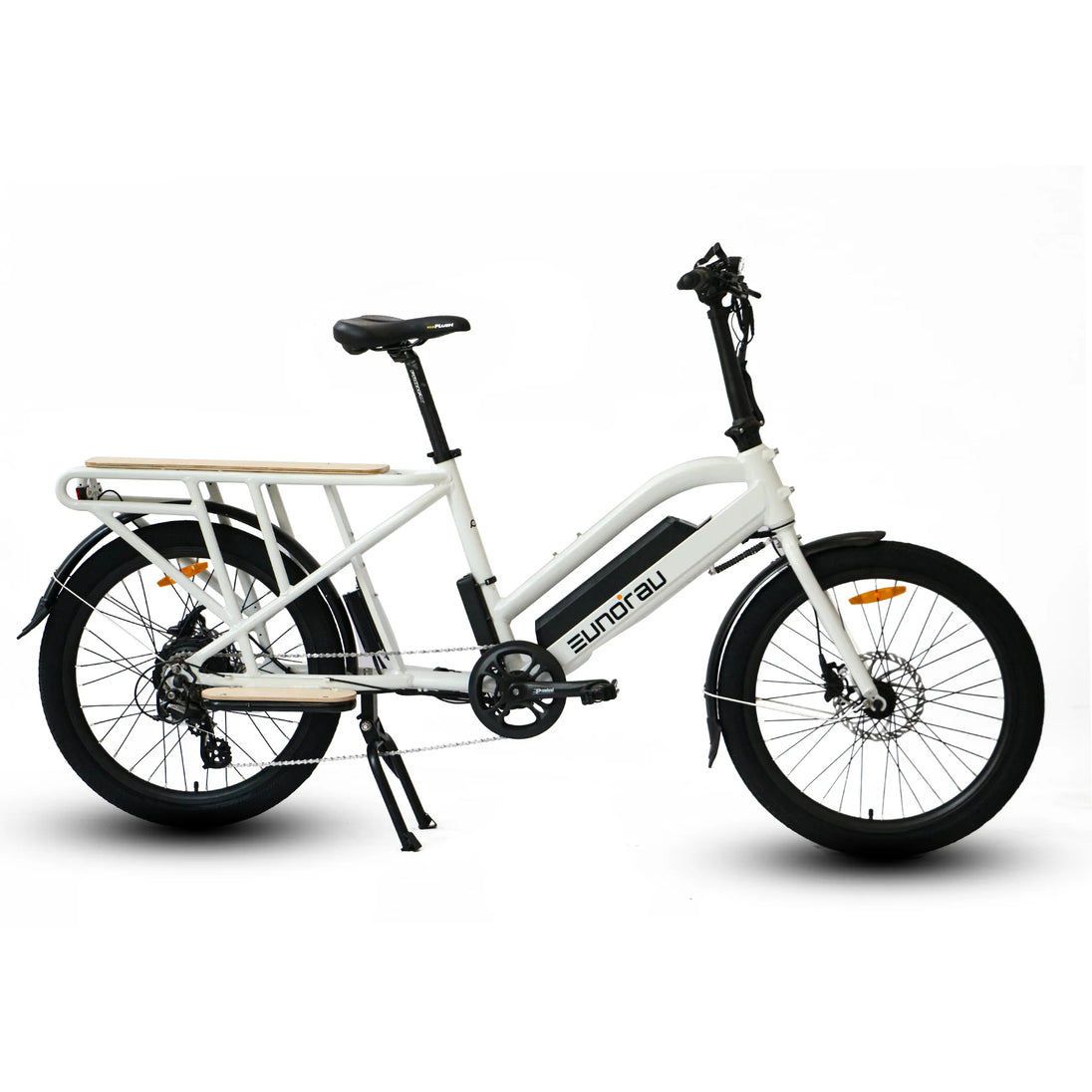 EUNORAU Max-Cargo 2.0 48V 750W Long-Tail Cargo eBike 440lbs 80mi