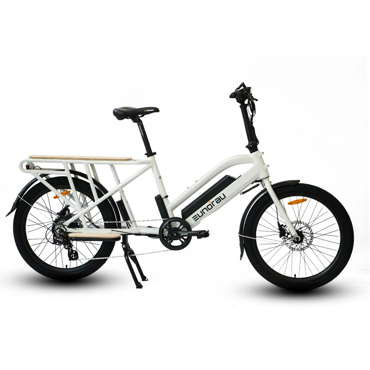 EUNORAU Max-Cargo 2.0 48V 750W Long-Tail Cargo eBike 440lbs 80mi