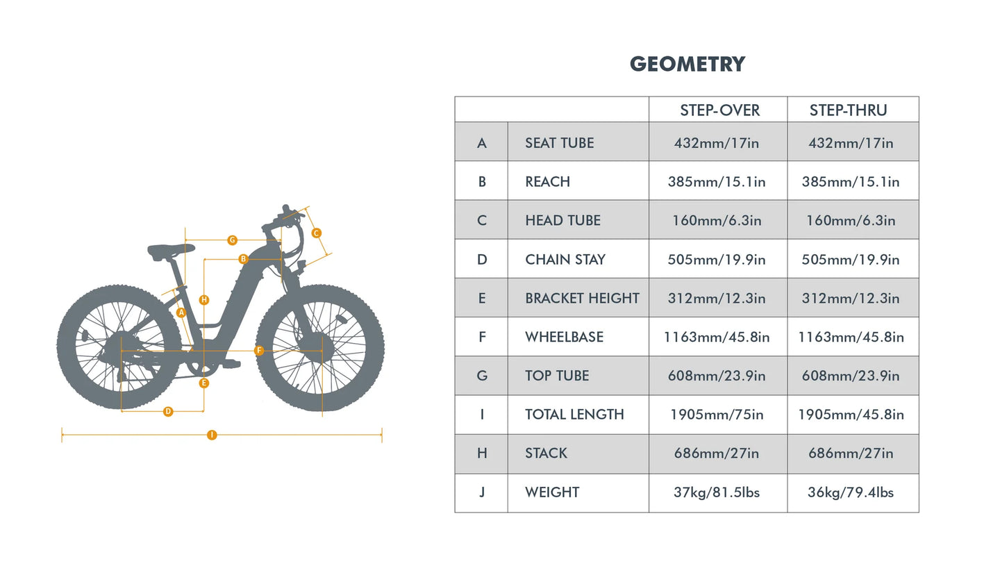 EUNORAU Fat-AWD 2.0 48V Dual 500W Motor Fat Tire eBike 80mi LG