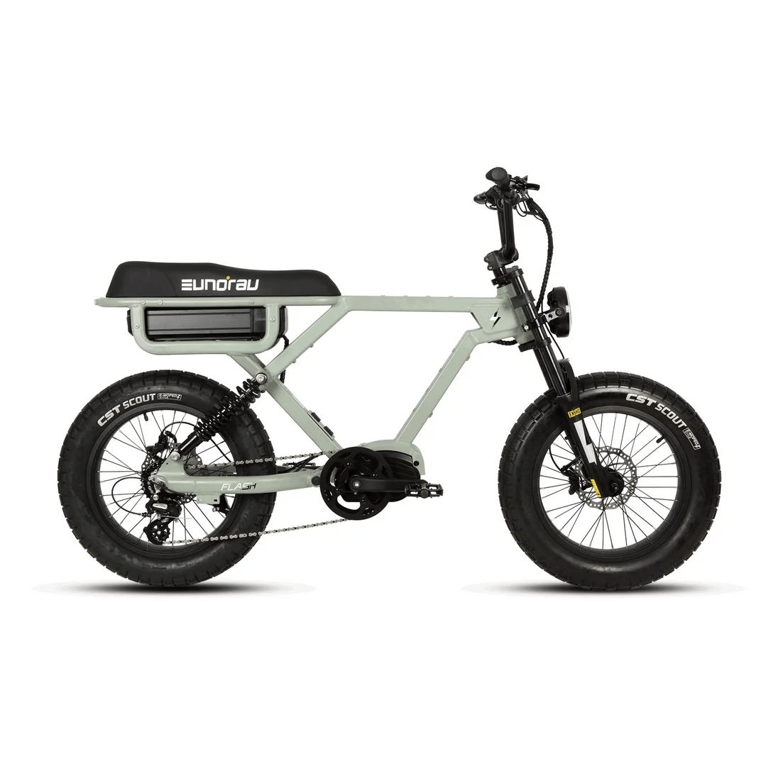 EUNORAU Flash 2.0 52V 1000W Mid-Drive Triple Battery eBike 220mi