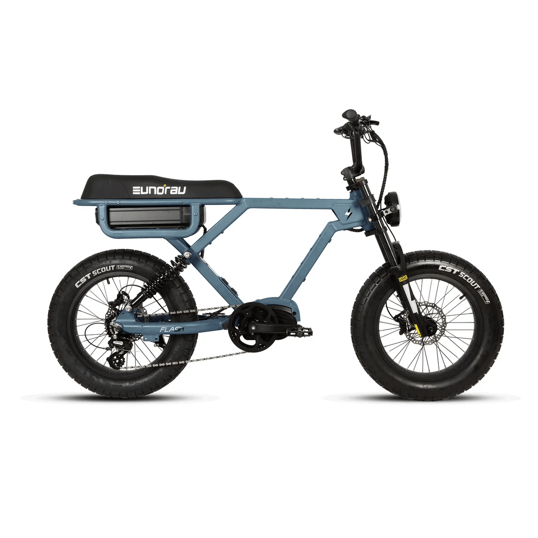 EUNORAU Flash 2.0 52V 1000W Mid-Drive Triple Battery eBike 220mi
