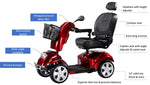 FreeRider FR 510F II 4-Wheel Mobility Scooter