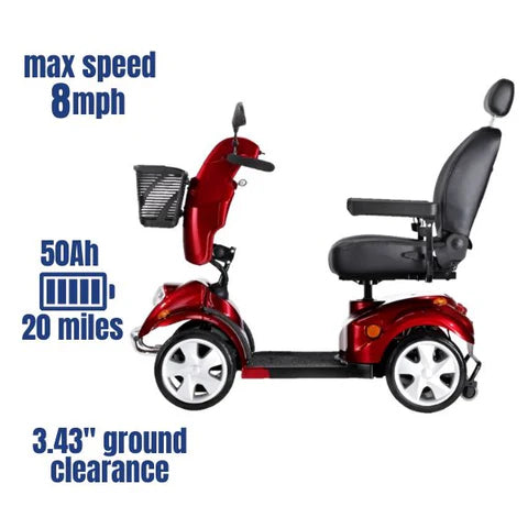 FreeRider FR 510F II 4-Wheel Mobility Scooter