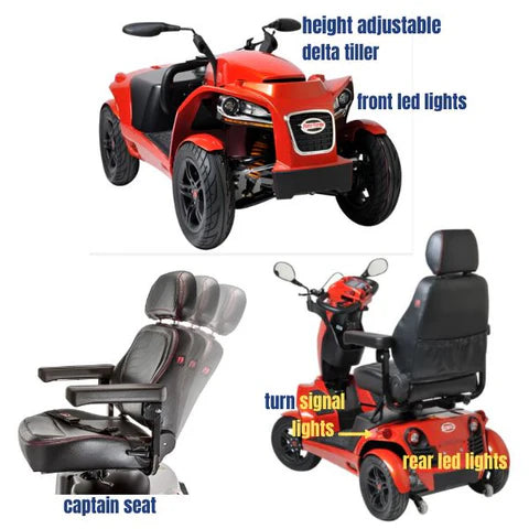 FreeRider Terrain FR1 4-Wheel Mobility Scooter