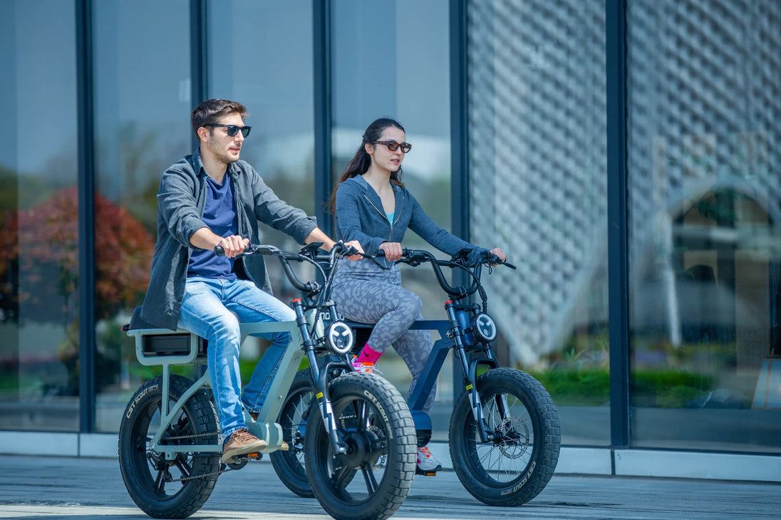 EUNORAU Flash 2.0 52V 1000W Mid-Drive Triple Battery eBike 220mi