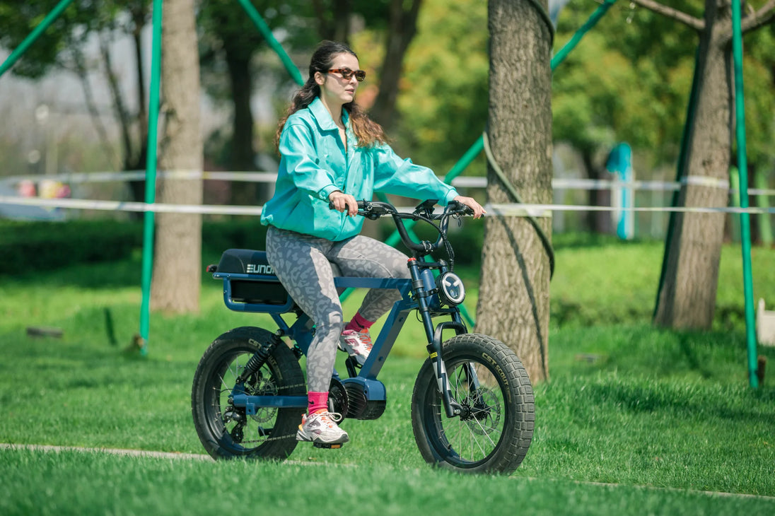 EUNORAU Flash 2.0 52V 1000W Mid-Drive Triple Battery eBike 220mi