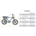 EUNORAU Flash Lite 2.0 52V 750W Rear Drive Triple Battery 220mi
