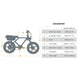 EUNORAU Flash Lite 2.0 52V 750W Rear Drive Triple Battery 220mi