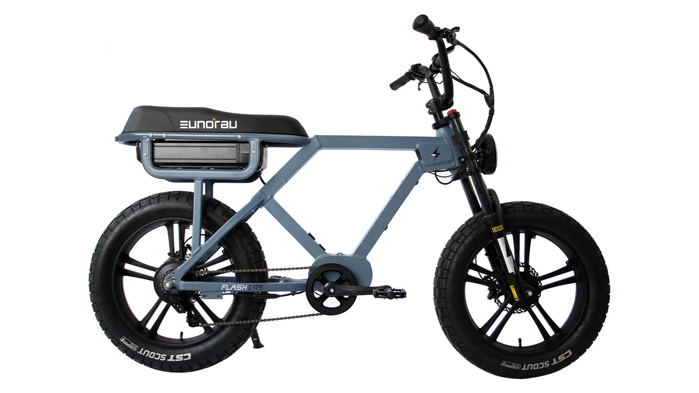 EUNORAU Flash Lite 2.0 52V 750W Rear Drive Triple Battery 220mi