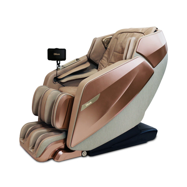 Dios Flexa Rose Gold 181° 4D Massage Chair 56" SL-Track ZeroG