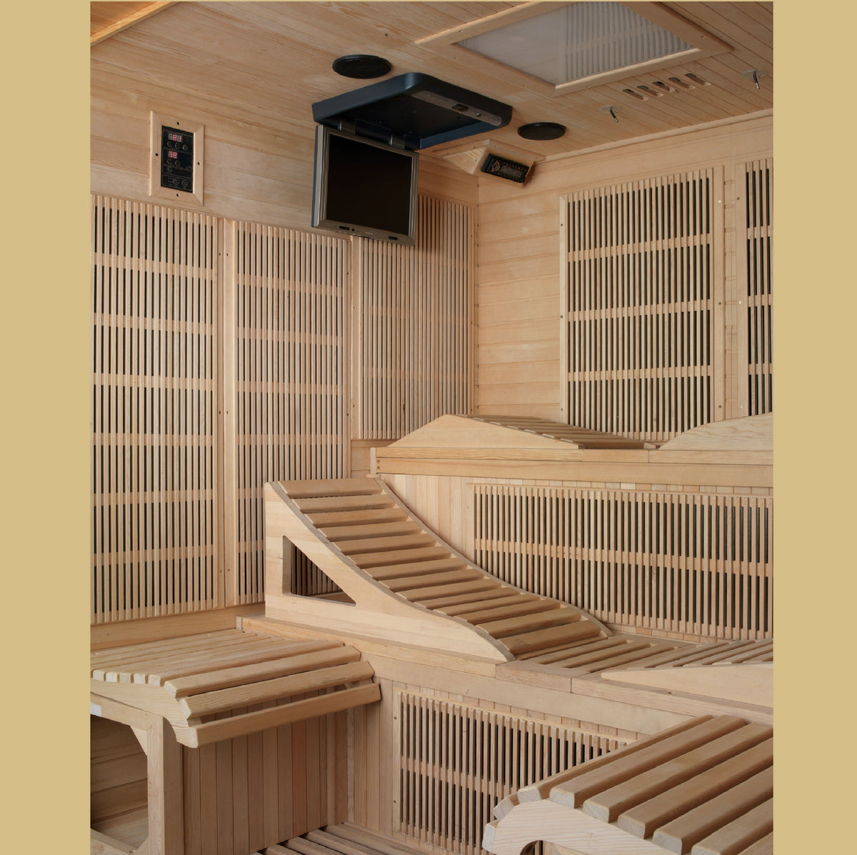 Golden Designs Far Infrared Sauna Near Zero EMF GDI699601 Elite