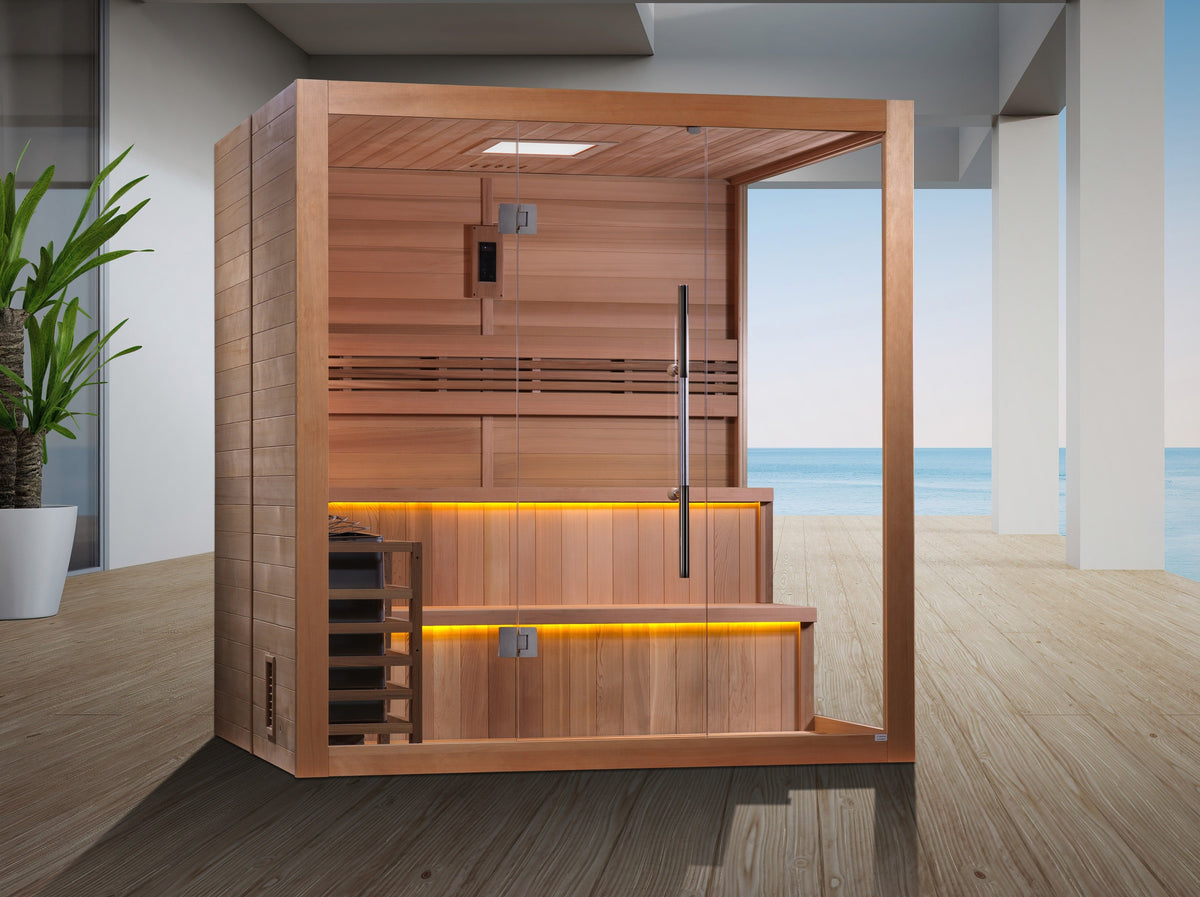 Golden Designs Traditional Sauna 6 Person GDI720601