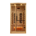 Golden Designs Full Spectrum Sauna with Himalayan Salt Bar GDI801003