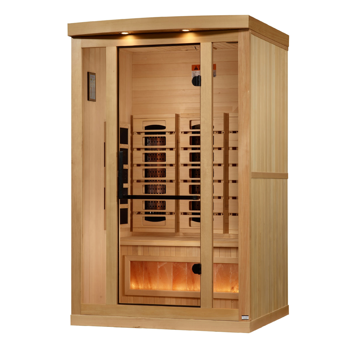 Golden Designs Full Spectrum Sauna with Himalayan Salt Bar GDI802003