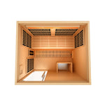 Golden Designs Hybrid Sauna Full Spectrum Harvia Stove GDI833001