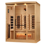 Golden Designs Full Spectrum Sauna with Himalayan Salt Bar GDI803003