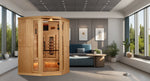Golden Designs Full Spectrum Sauna with Himalayan Salt Bar GDI803503