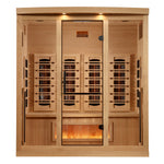 Golden Designs Full Spectrum Sauna with Himalayan Salt Bar GDI804003