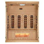 Golden Designs Full Spectrum Sauna with Himalayan Salt Bar GDI804003