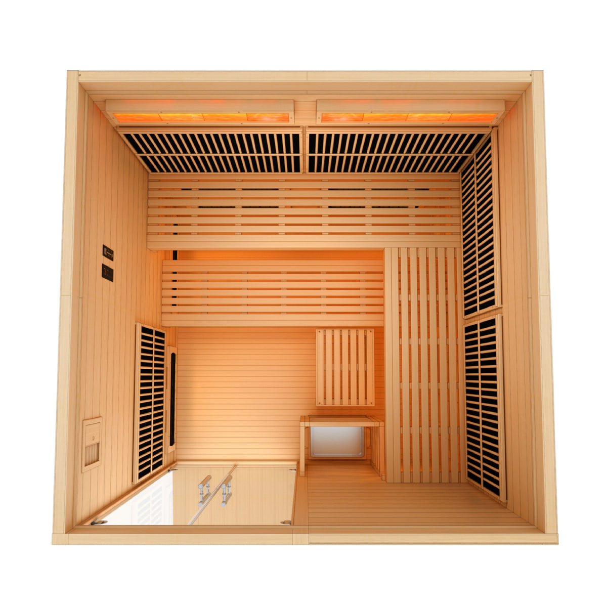 Golden Designs Hybrid Sauna Full Spectrum Harvia Stove GDI836001