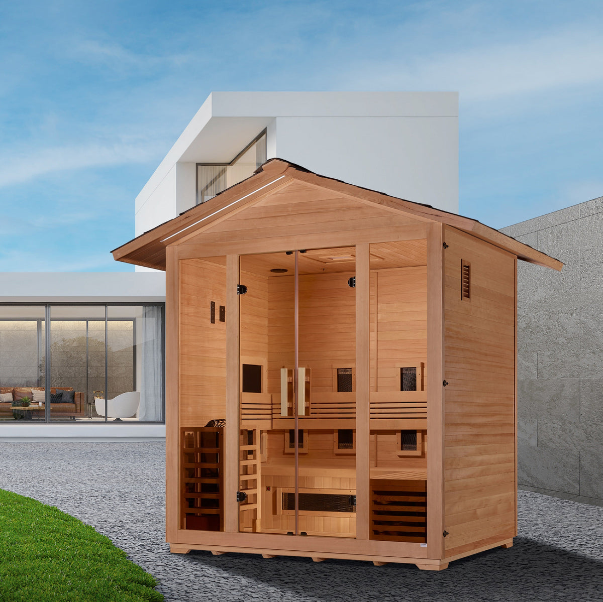 Golden Designs Outdoor Sauna 5 Person GDI812501