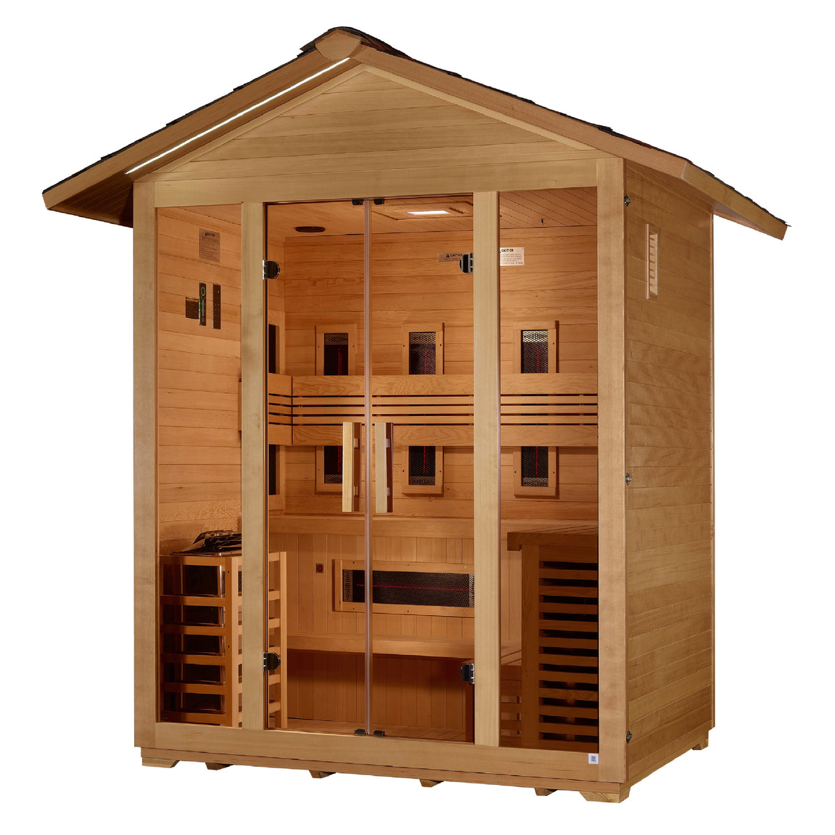 Golden Designs Outdoor Sauna 5 Person GDI812501