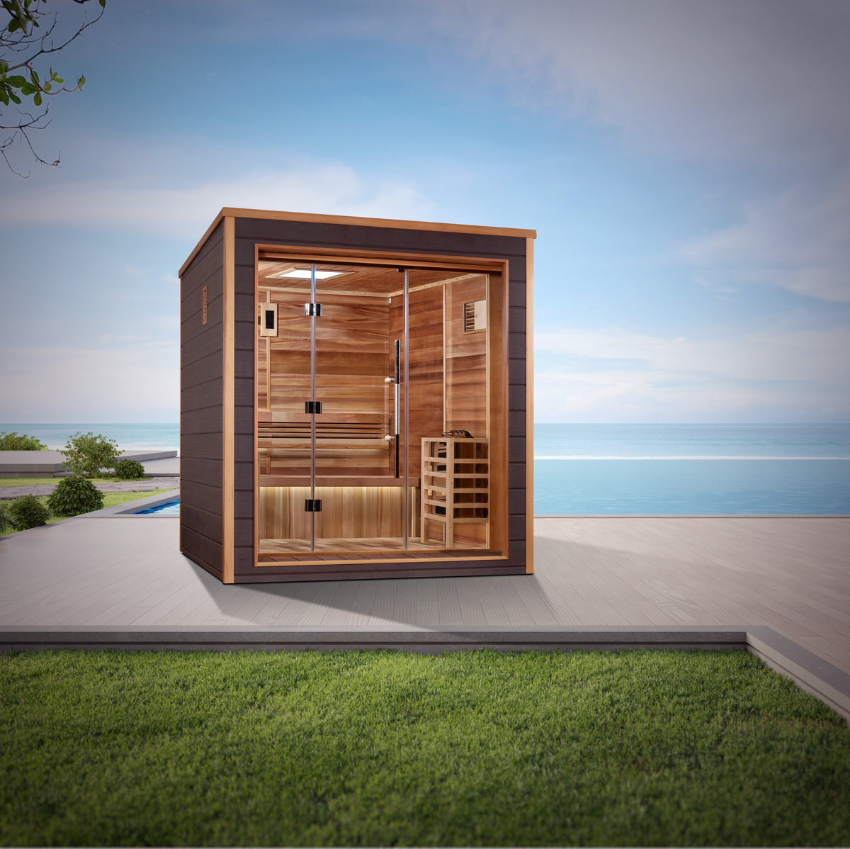 Golden Designs Traditional Sauna for 3 People GDI820301