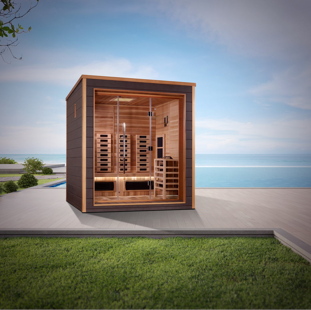 Golden Designs Hybrid Full Spectrum Sauna GDI822301