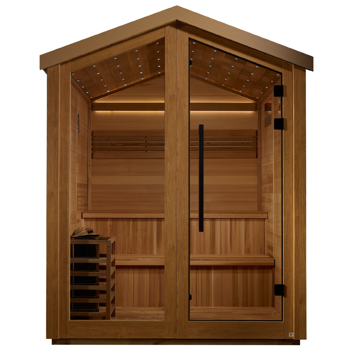 Golden Designs Outdoor Traditional Sauna 6 Person GDI850601