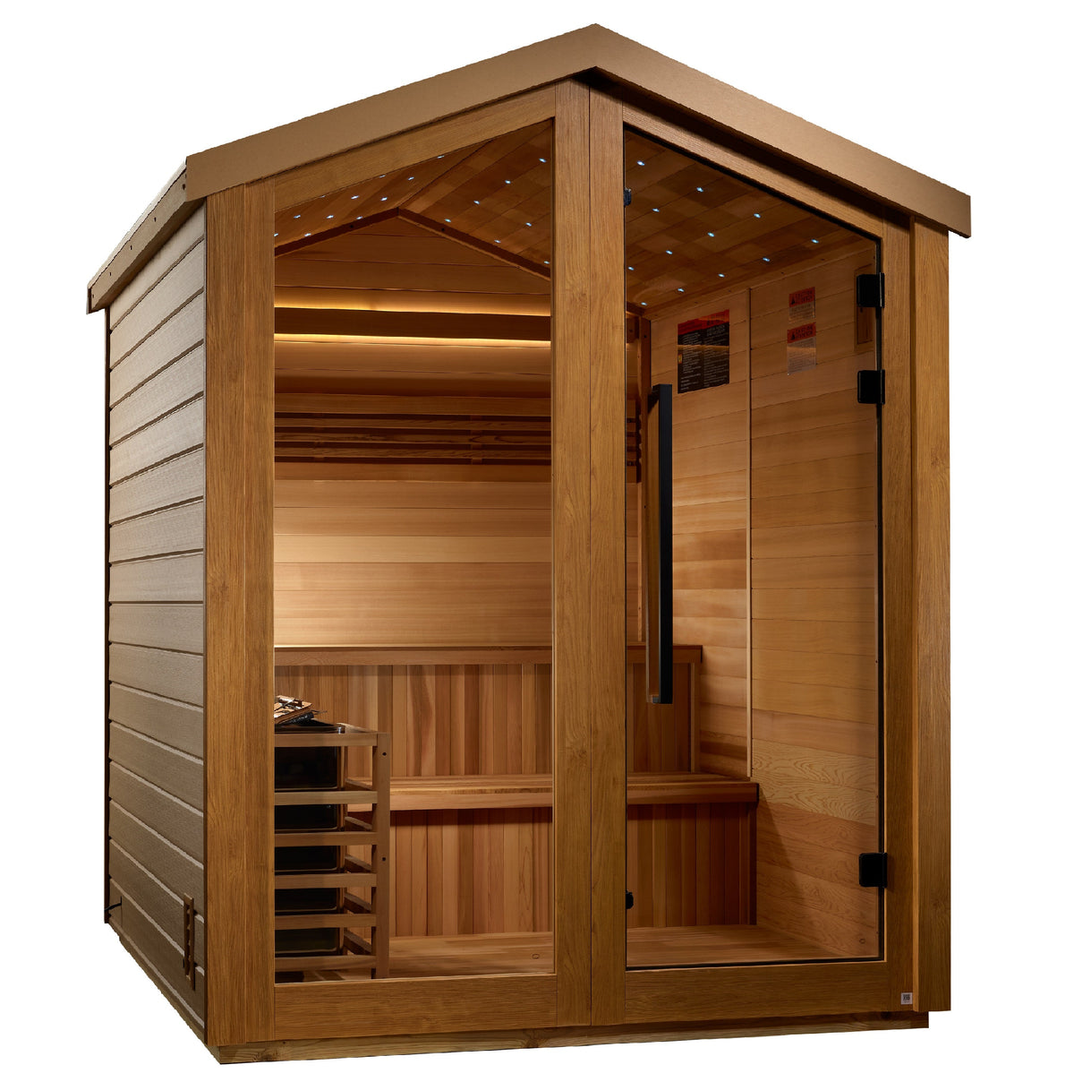 Golden Designs Outdoor Traditional Sauna 6 Person GDI850601