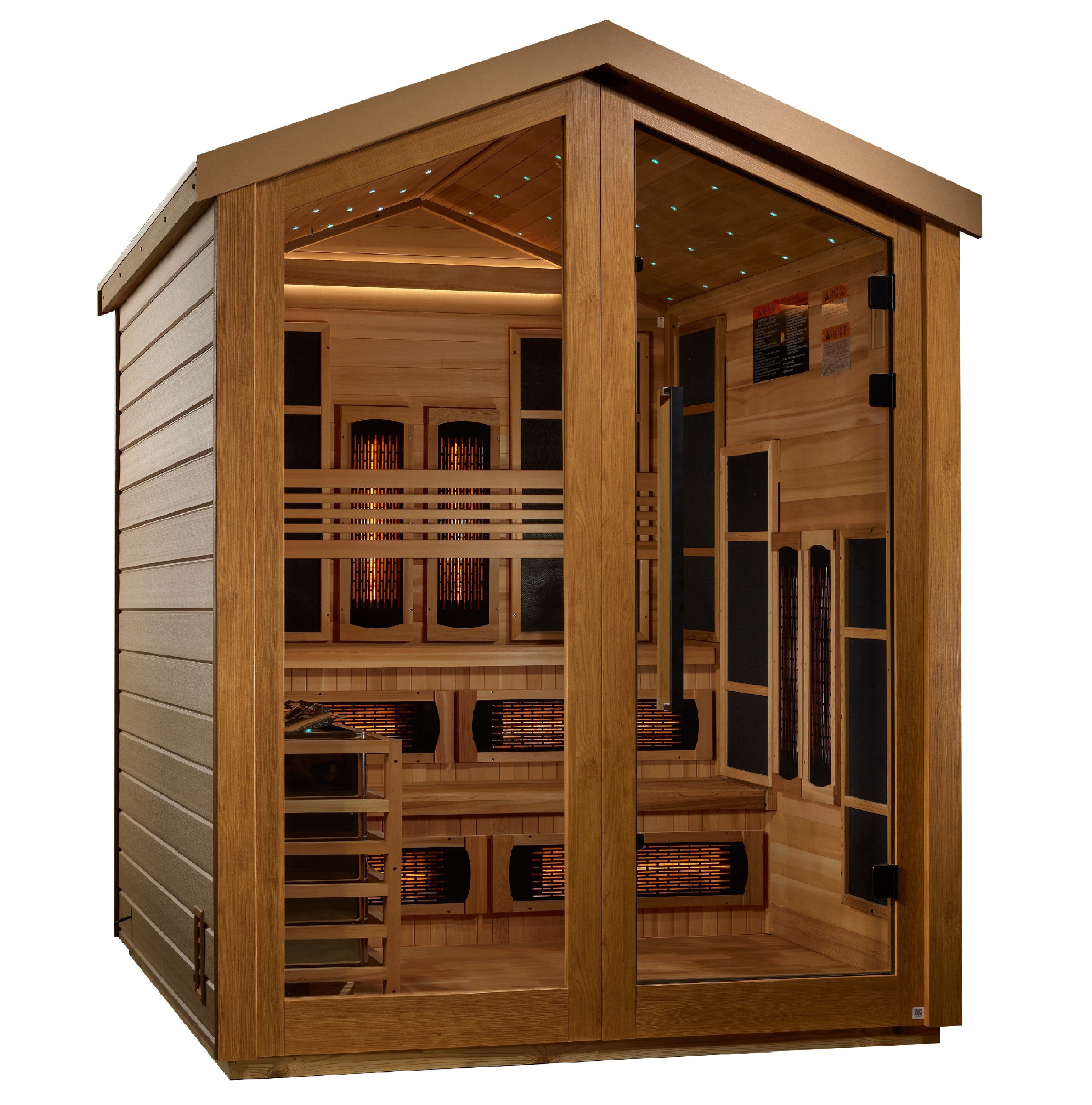 Golden Designs Outdoor Sauna 6 Person GDI852601