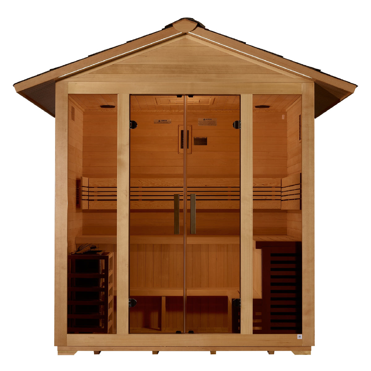 Golden Designs Outdoor Sauna 5 Person GDI810501