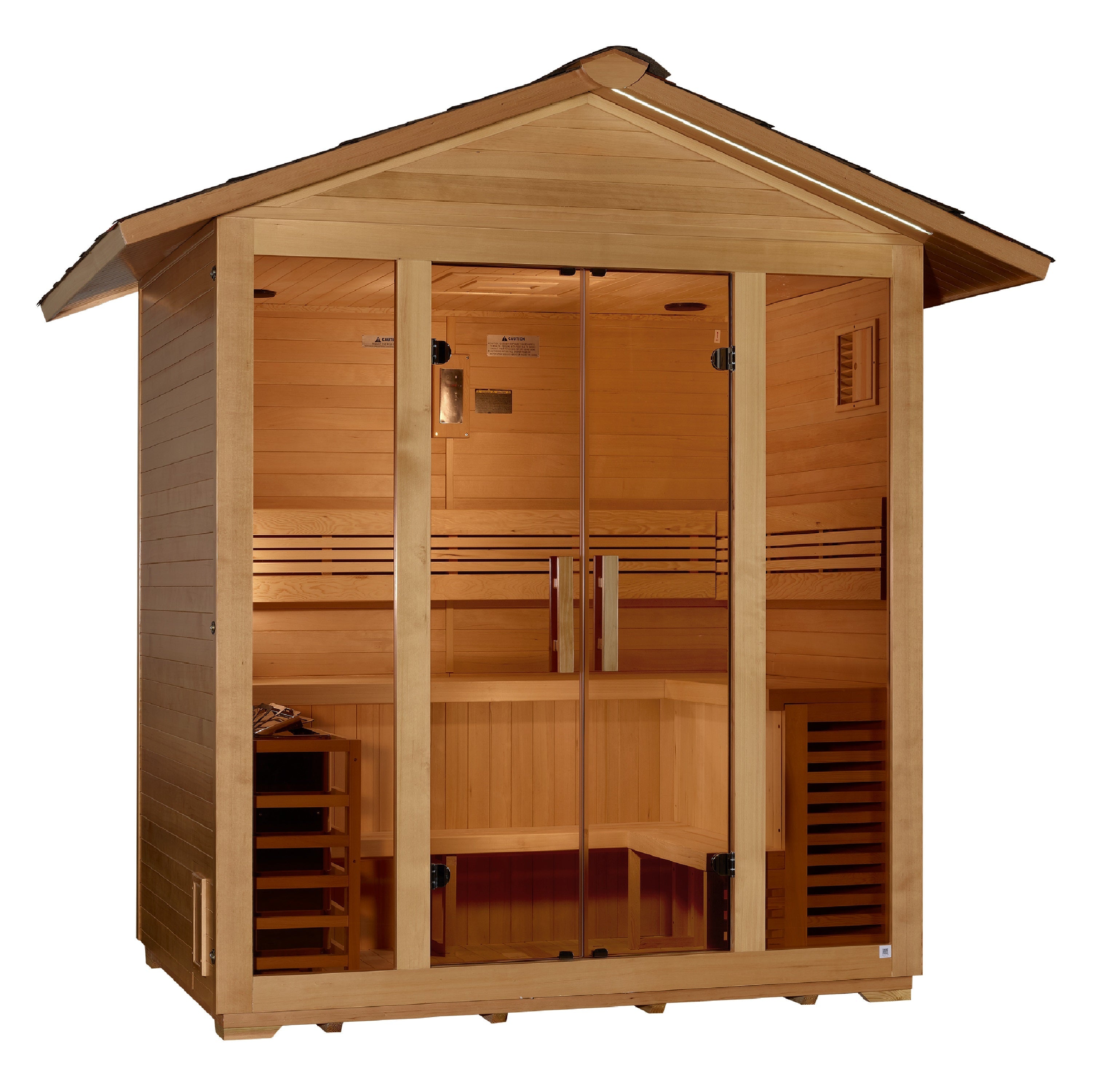 Golden Designs Outdoor Sauna 5 Person GDI810501
