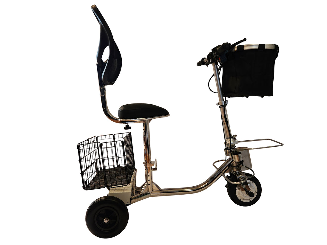 HandyScoot lightweight foldable 3-wheel mobility scooter