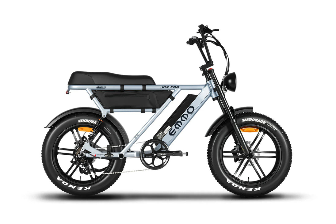 EMMO Jex Pro Full Suspension Moped Style Fat Tire Electric Bike