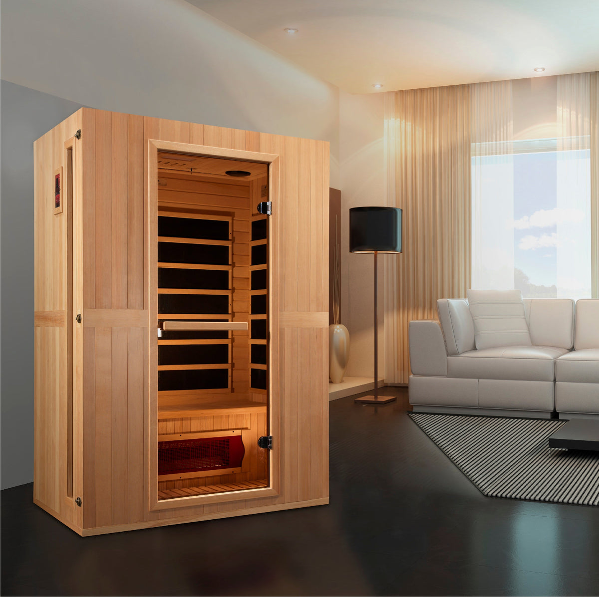 Golden Designs Dual Tech Sauna Low EMF MXLS201