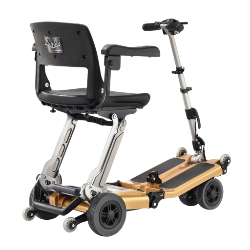 FreeRider Luggie Golden Elite Travel Scooter with 10.5 AH Battery