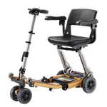 FreeRider Luggie Golden Elite Travel Scooter with 10.5 AH Battery