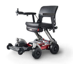 Luggie folding power wheelchair dual motor compact travel chair